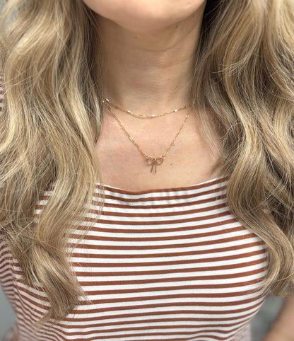 Darling Bow Necklace