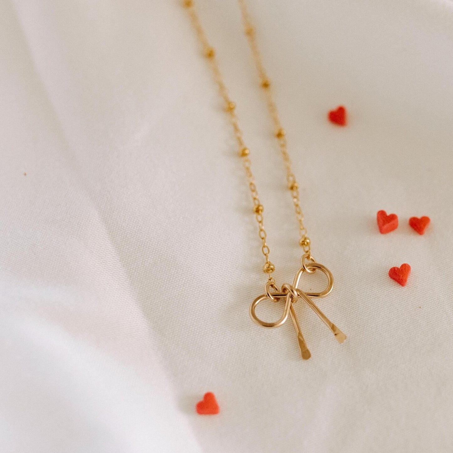 Darling Bow Necklace