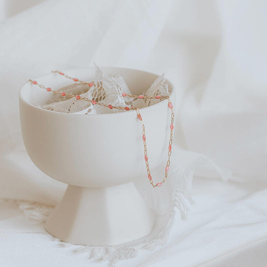 Pink Stardust Necklace