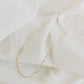 Dainty Sideways Cross Necklace