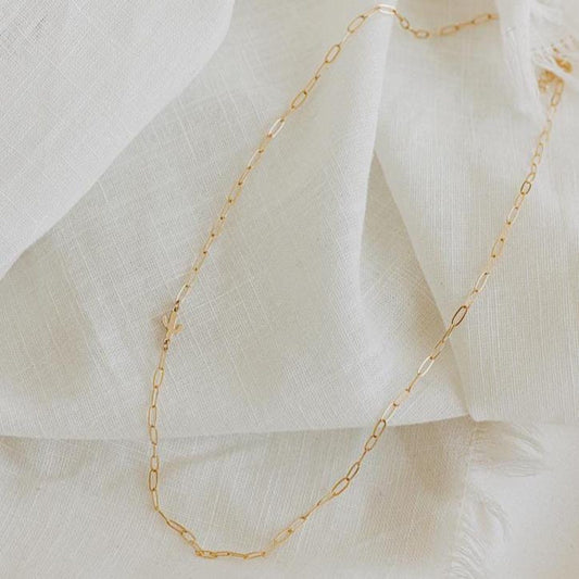Dainty Sideways Cactus Necklace