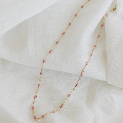 Pink Stardust Necklace