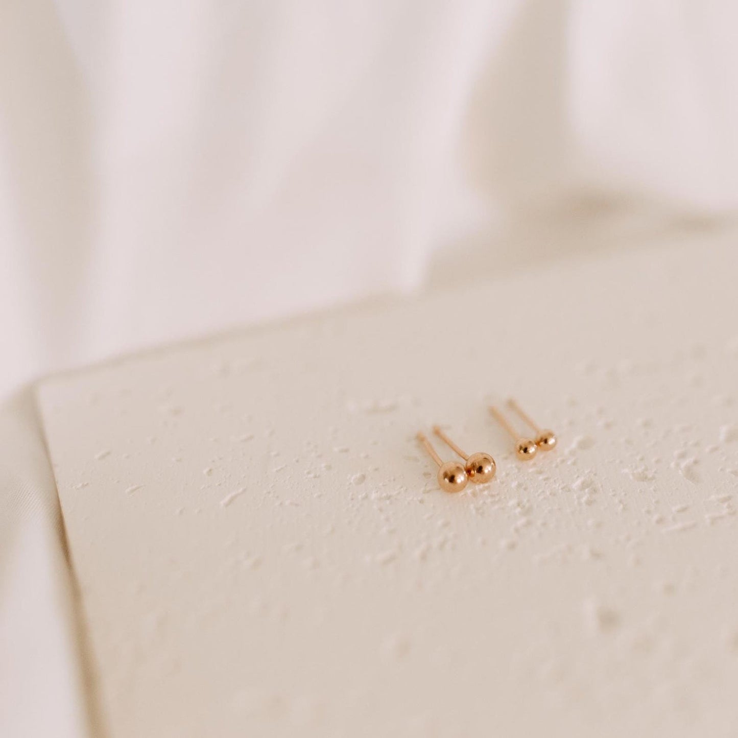 Rose Gold Stud Earrings