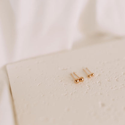 Rose Gold Stud Earrings