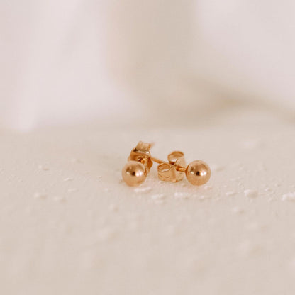 Rose Gold Stud Earrings