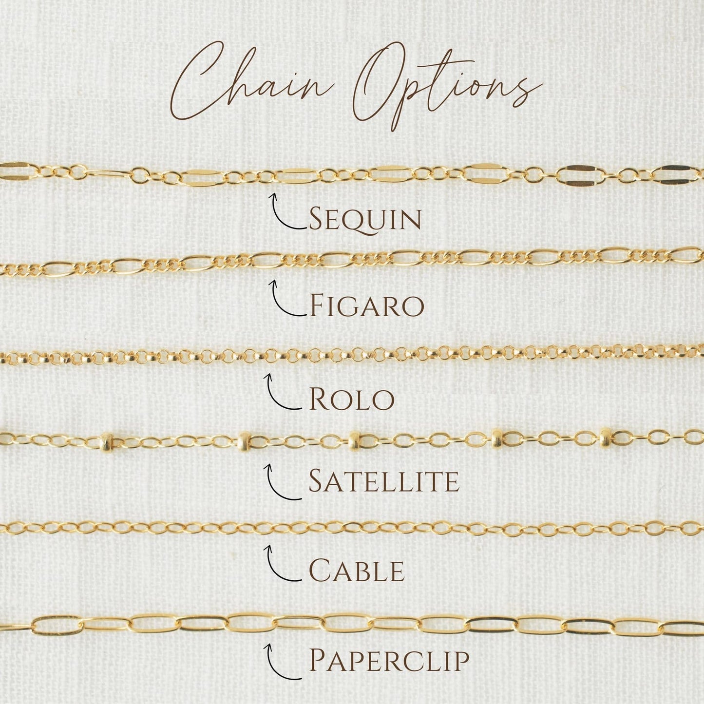 Gold Minimal Letter Necklace