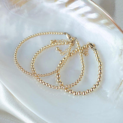 Gold Filled Beaded Bracelet