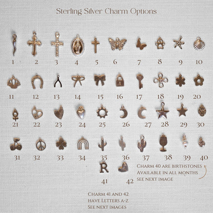 Sterling Silver Charm Necklace