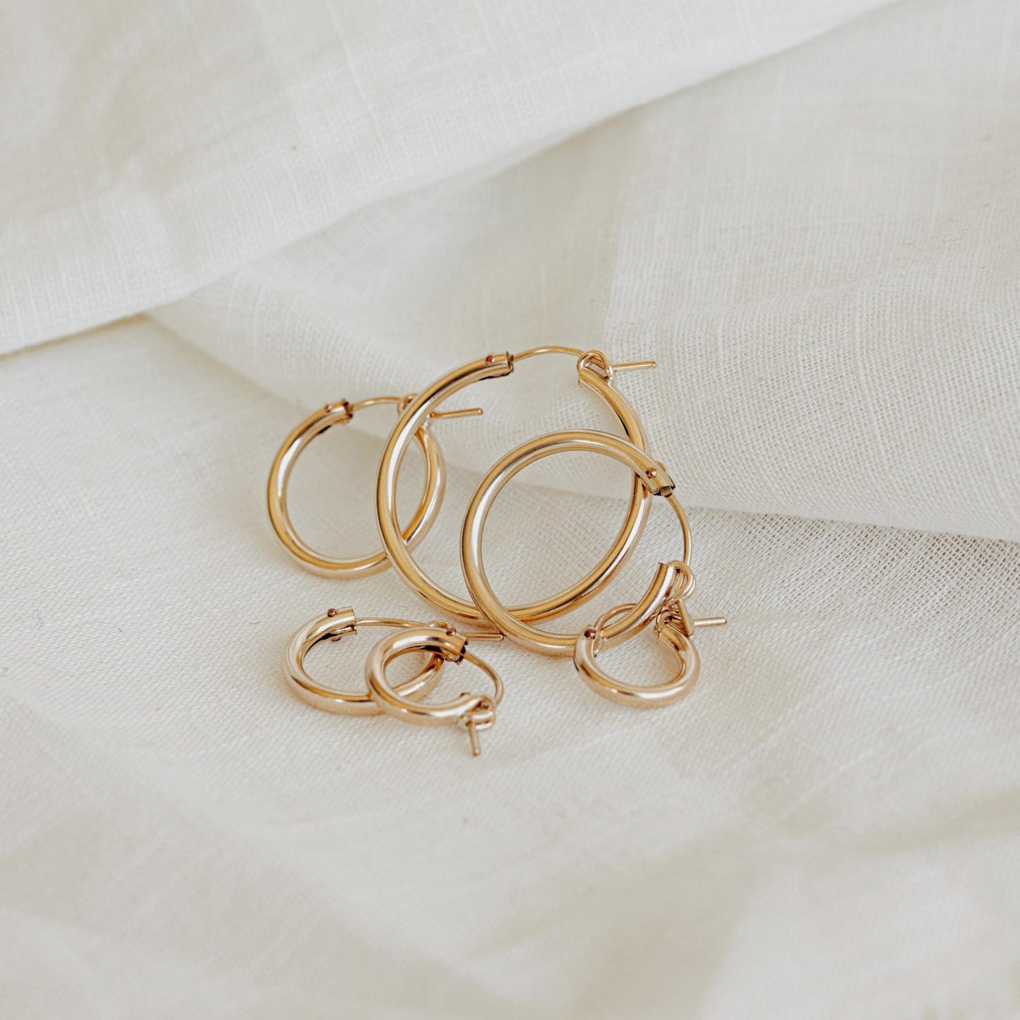 Gold Filled Hoops