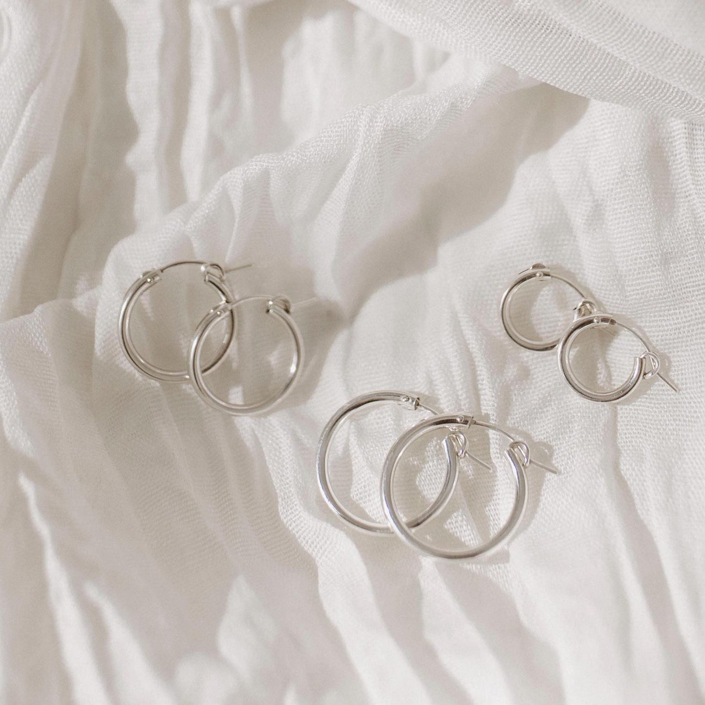 Sterling Silver Hoops