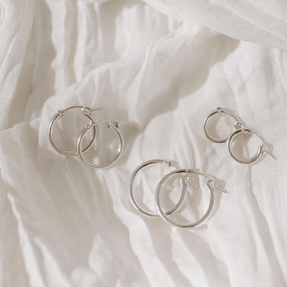 Sterling Silver Hoops