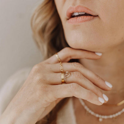 Thick Flat Band Ring