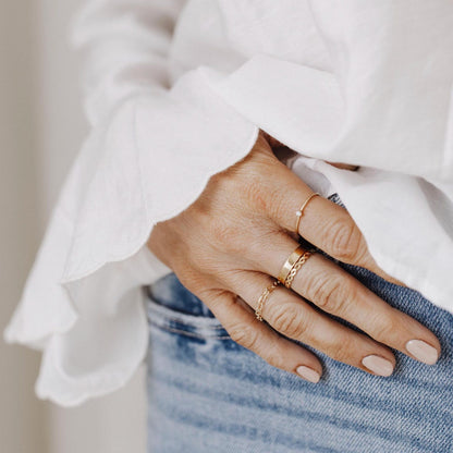 Thick Flat Band Ring
