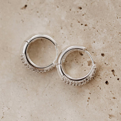 Sterling Silver Chunky Hoops