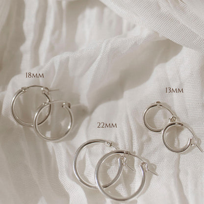 Sterling Silver Hoops