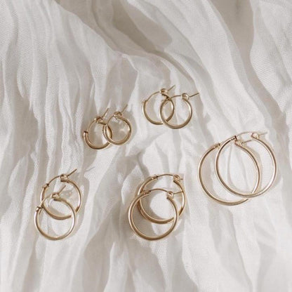 Gold Filled Hoops
