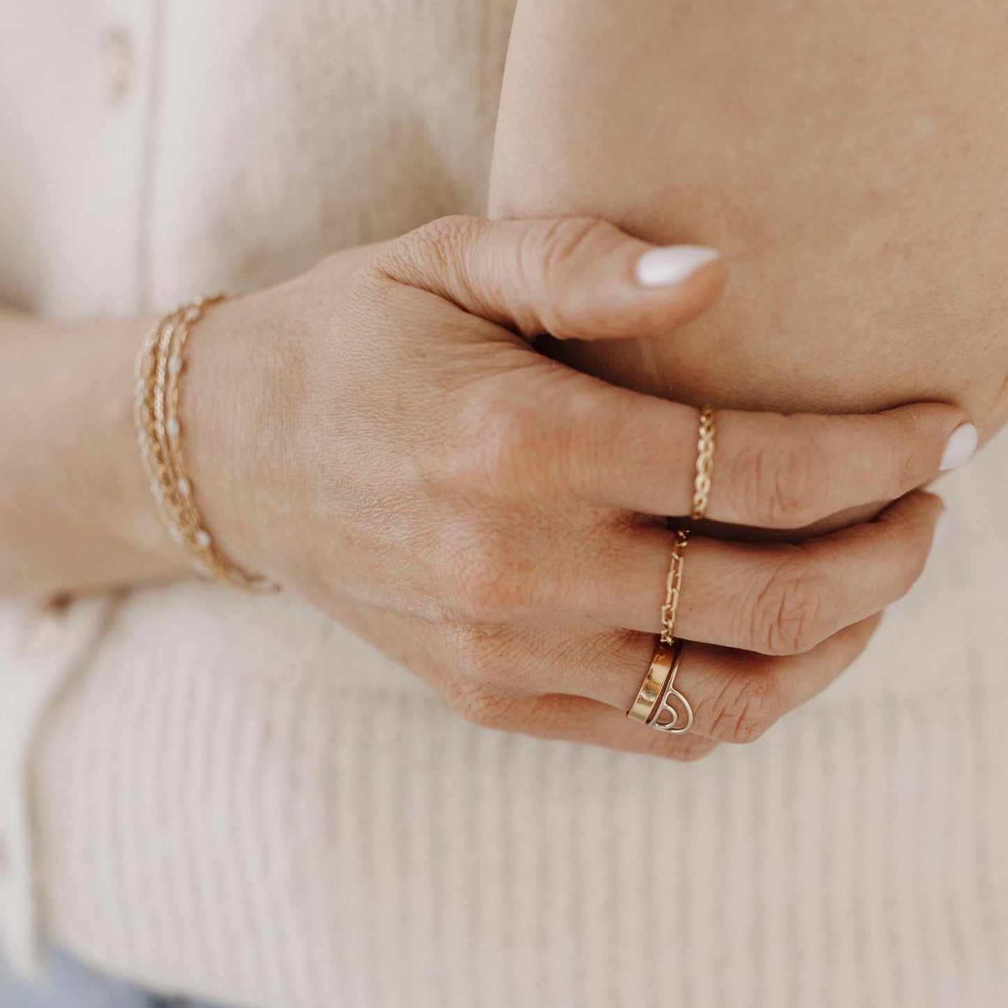 Thick Flat Band Ring