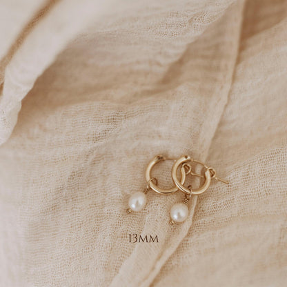 Pearl Hoops