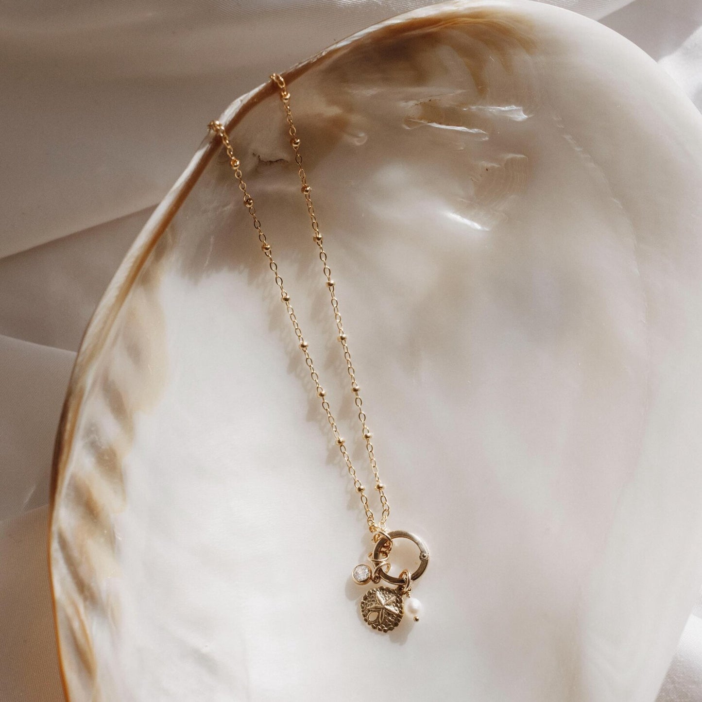 Sand Dollar Charm Necklace