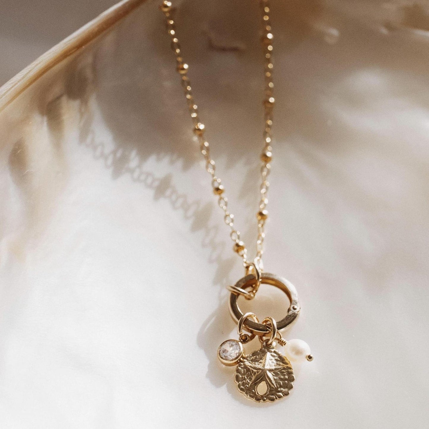 Sand Dollar Charm Necklace