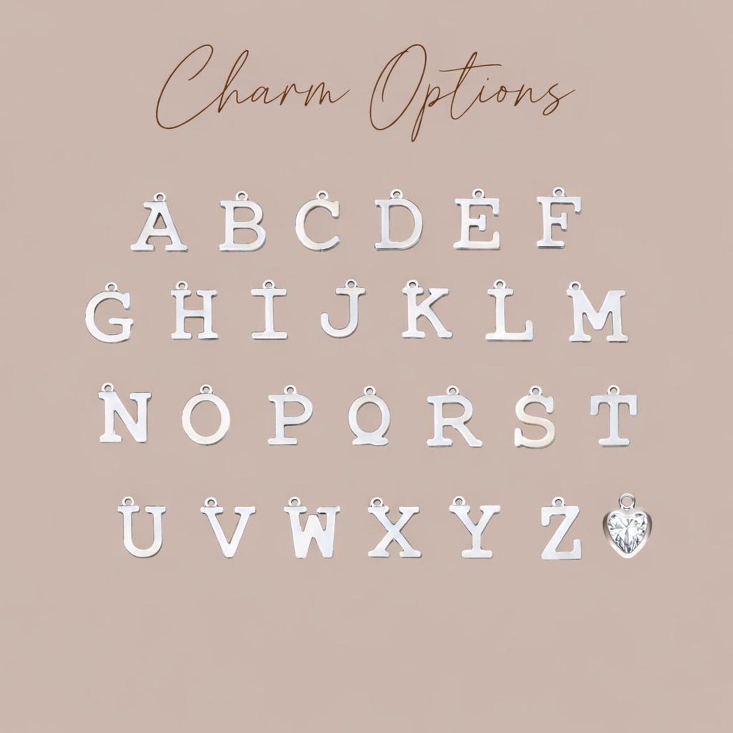 Everly Silver Pearl Initial Necklace