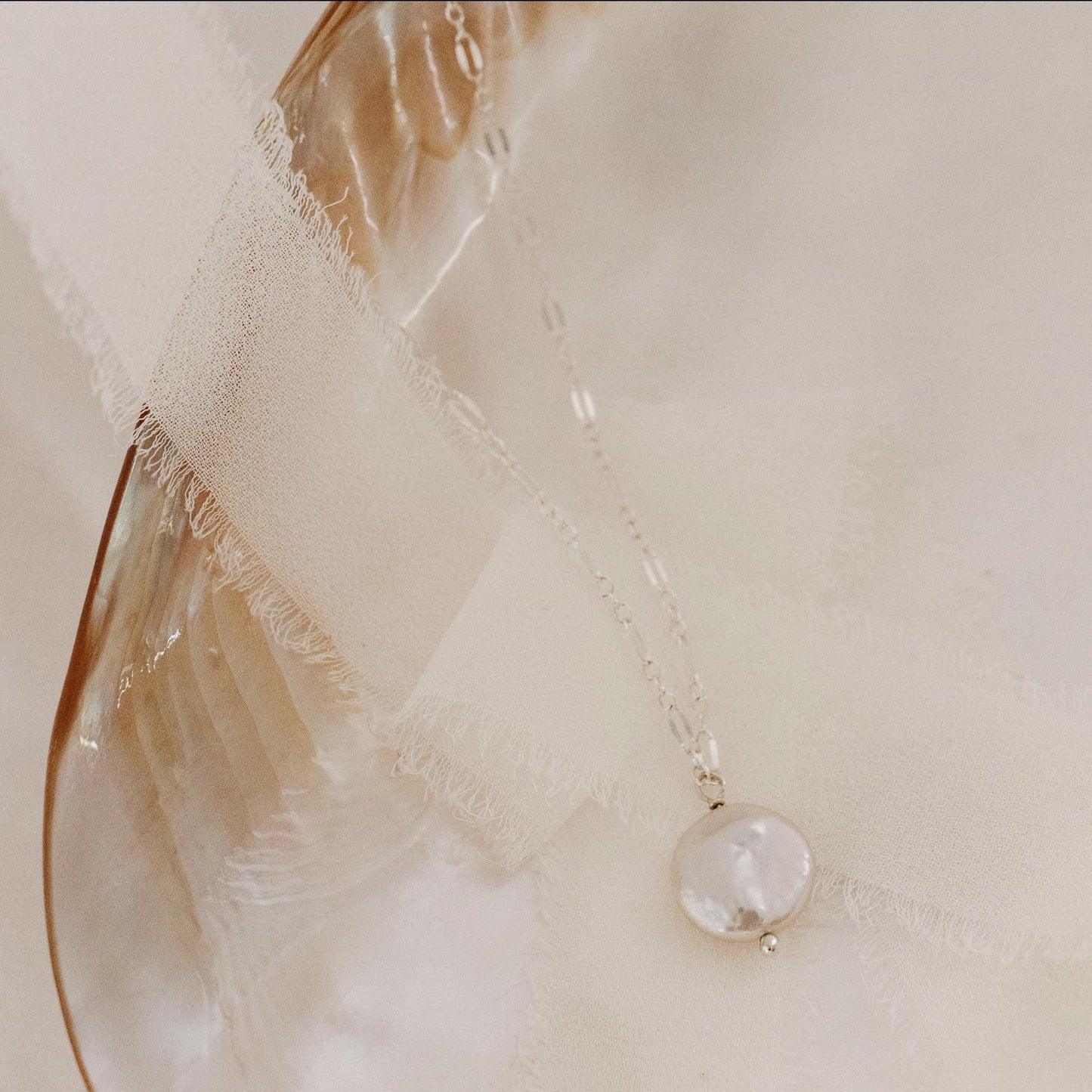 Silver Shoreline Necklace