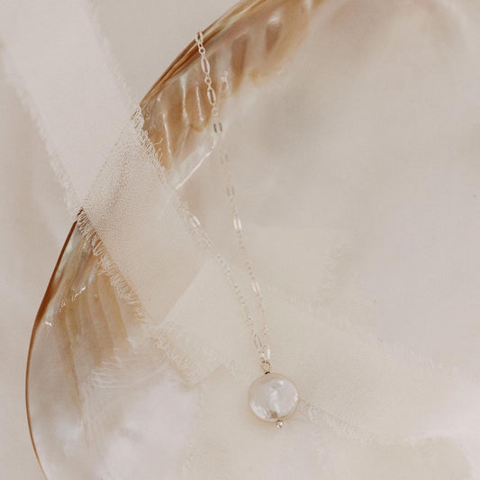 Silver Shoreline Necklace