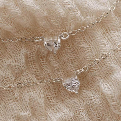 Silver Sparkle Initial Necklace