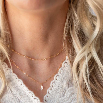 Dainty Saguaro Necklace