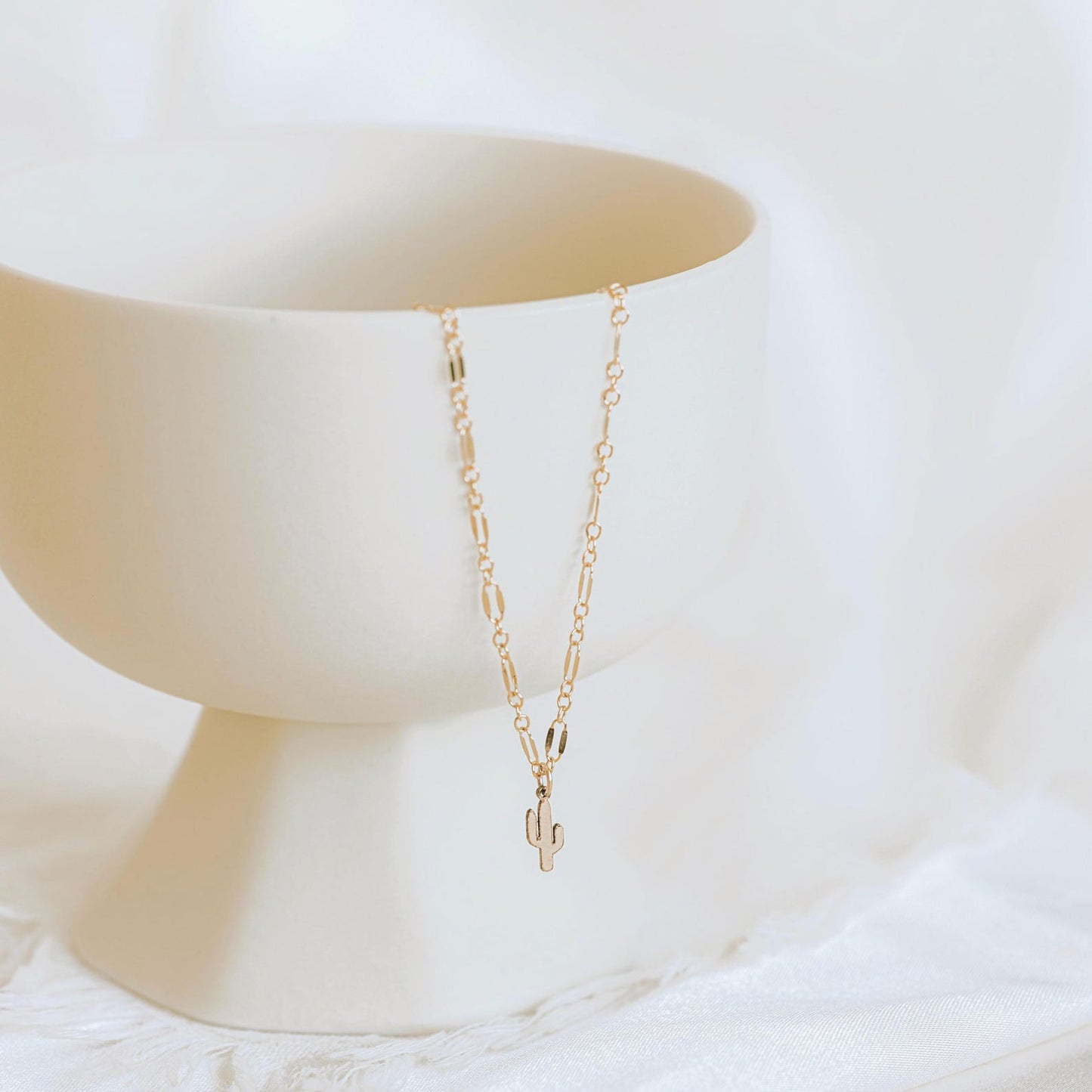 Dainty Saguaro Necklace
