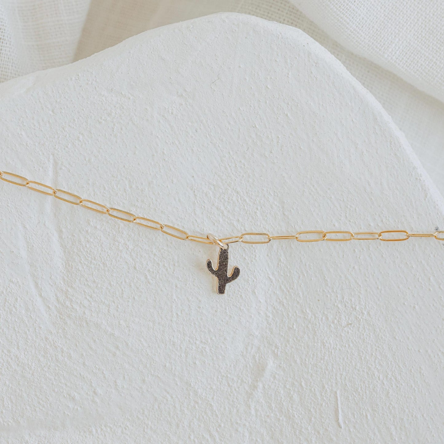 Dainty Cactus Necklace