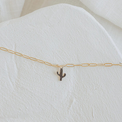 Dainty Cactus Necklace