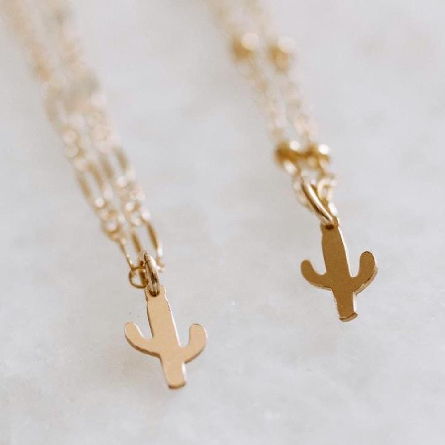 Dainty Cactus Necklace