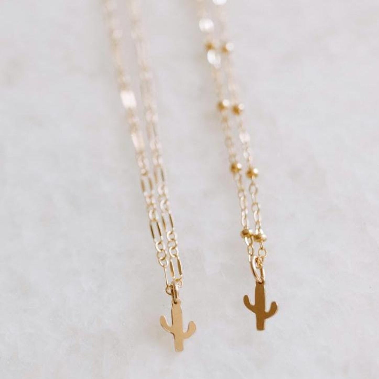 Dainty Cactus Necklace