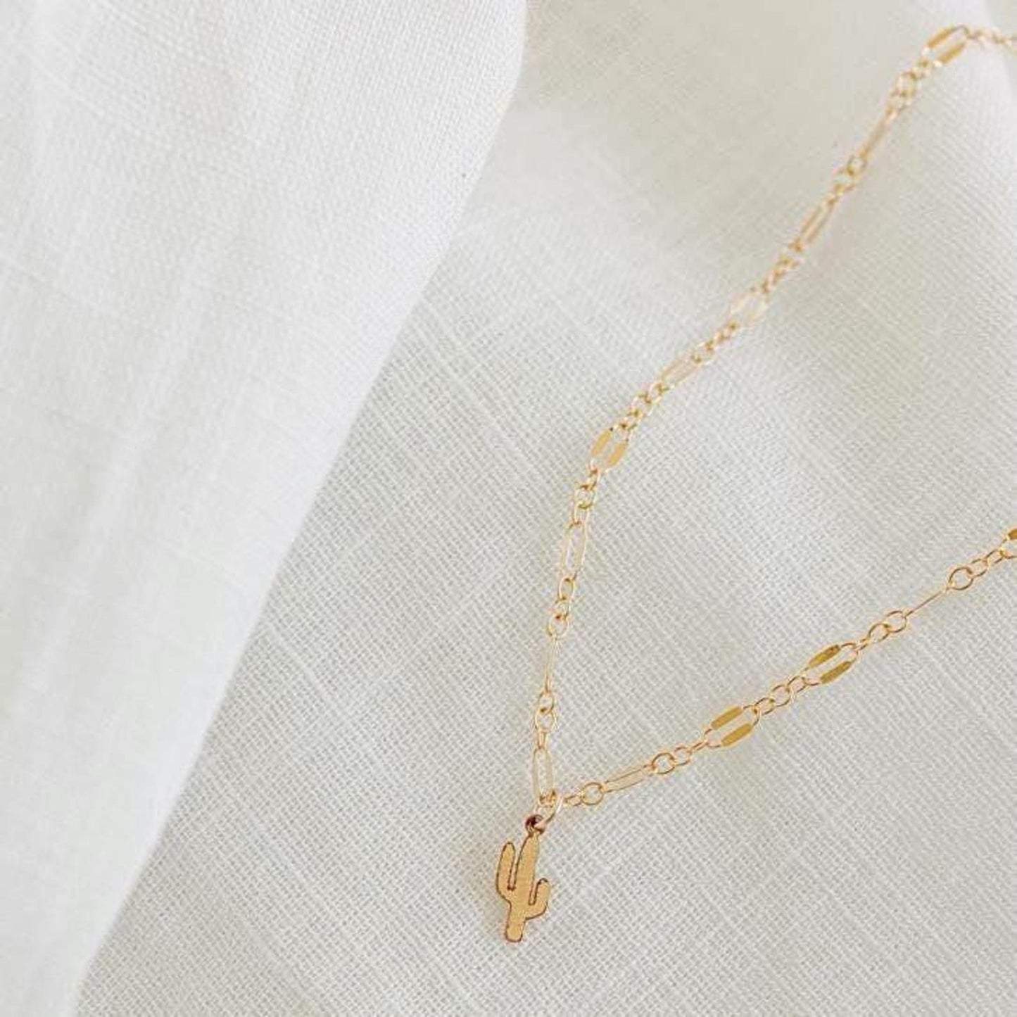 Dainty Saguaro Necklace
