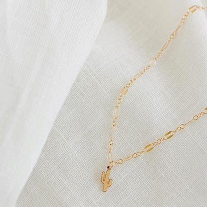 Dainty Saguaro Necklace