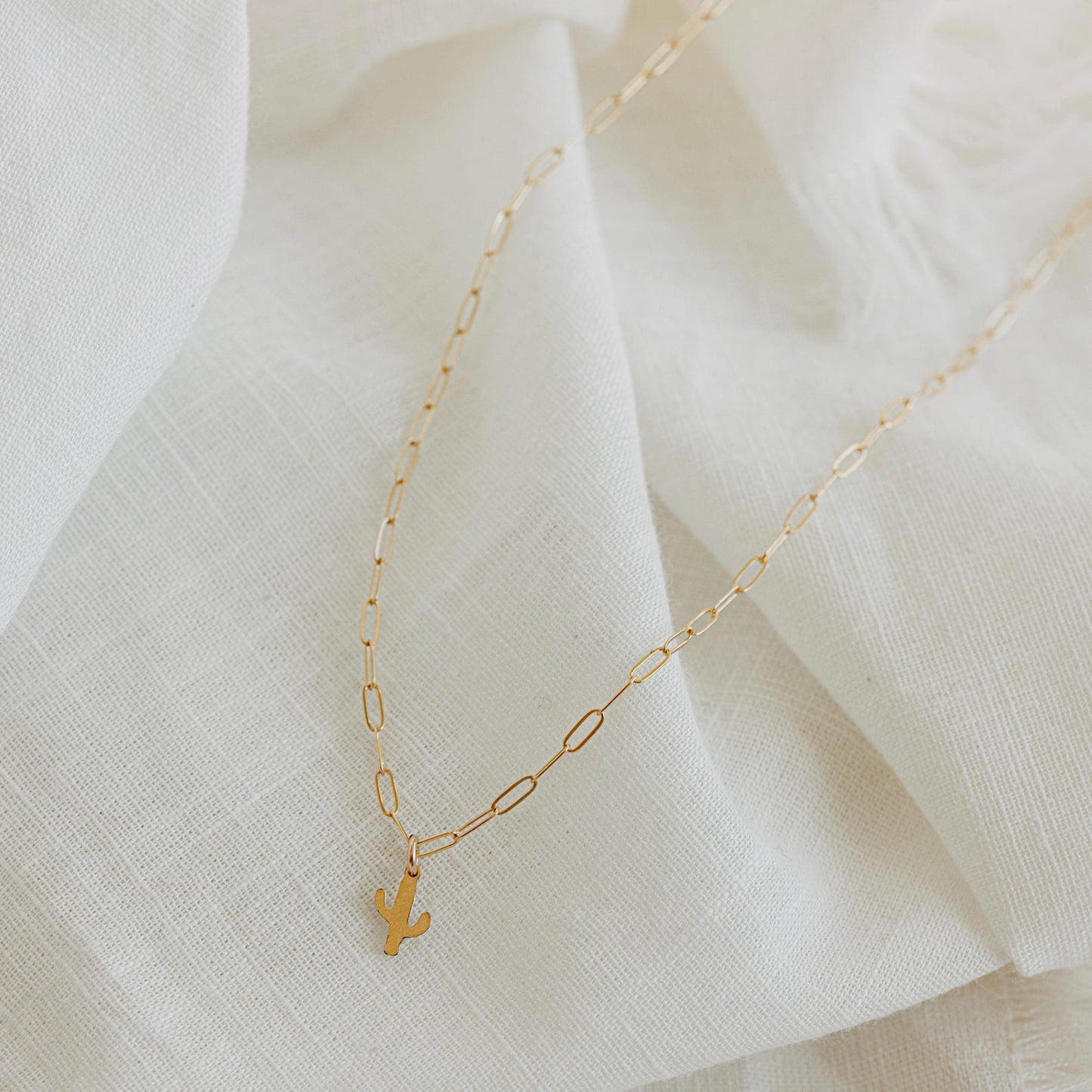 Dainty Cactus Necklace
