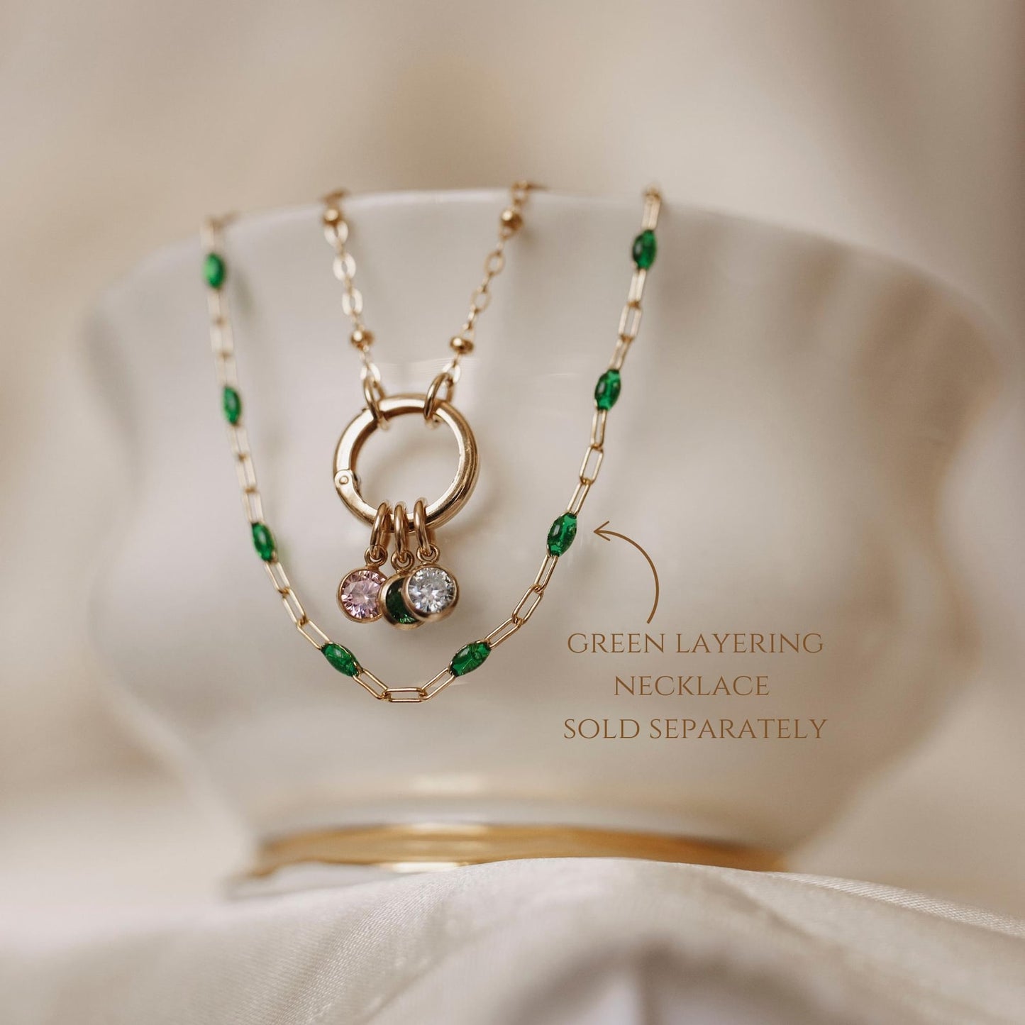 Birthstone Link Necklace