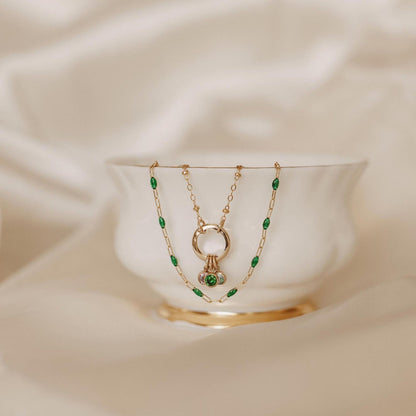 Birthstone Link Necklace