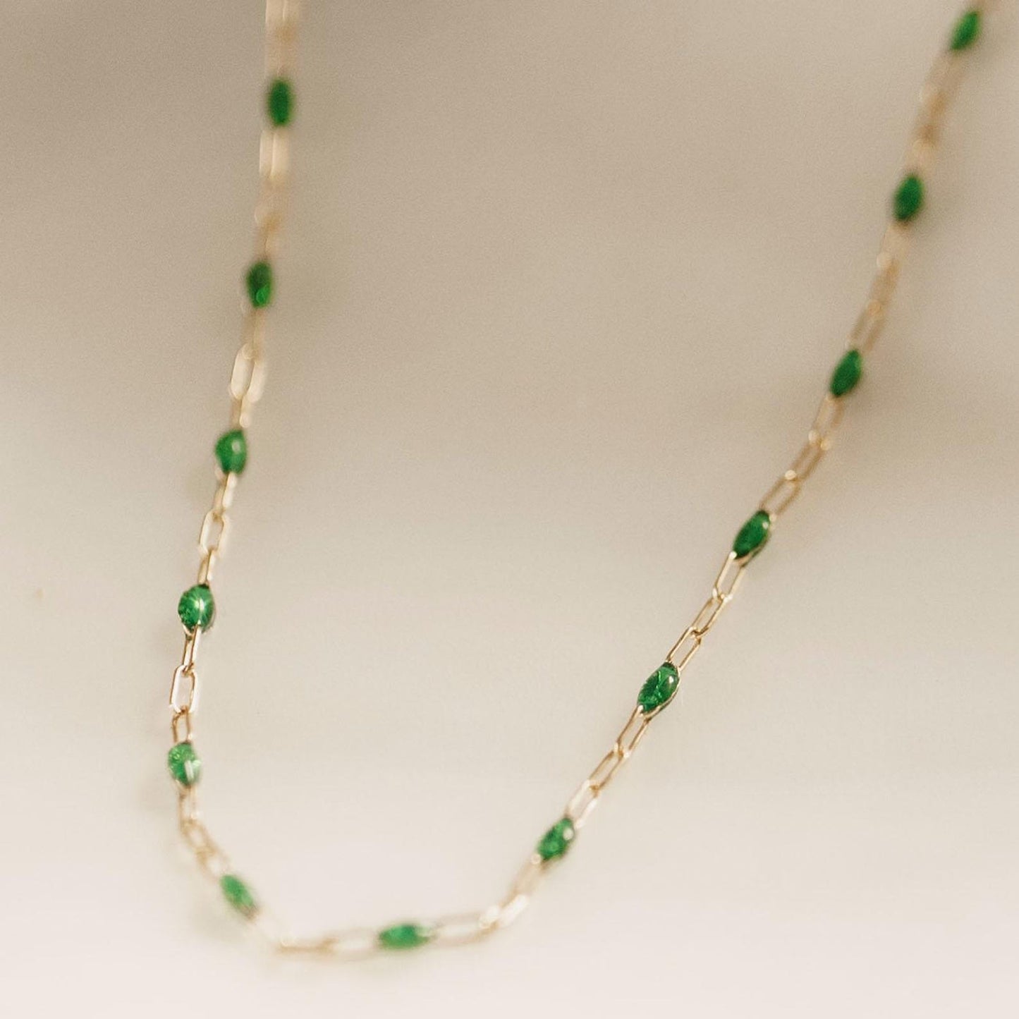 Emerald Starlit Necklace