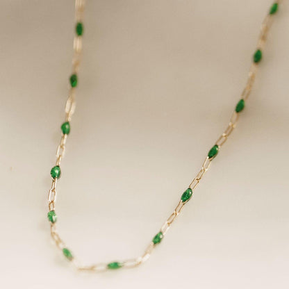 Emerald Starlit Necklace