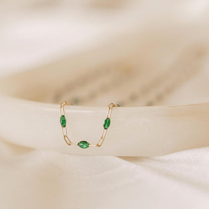 Emerald Starlit Necklace