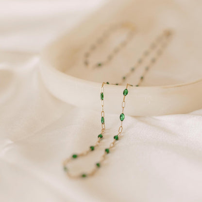 Emerald Starlit Necklace