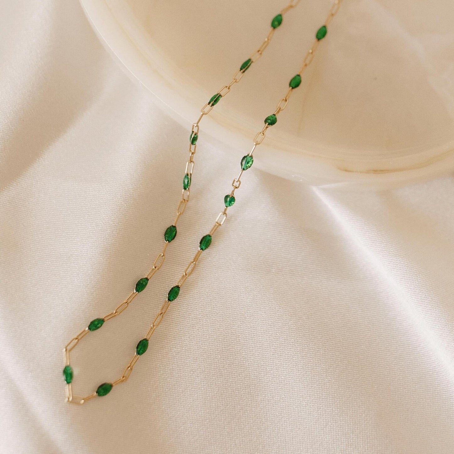 Emerald Starlit Necklace