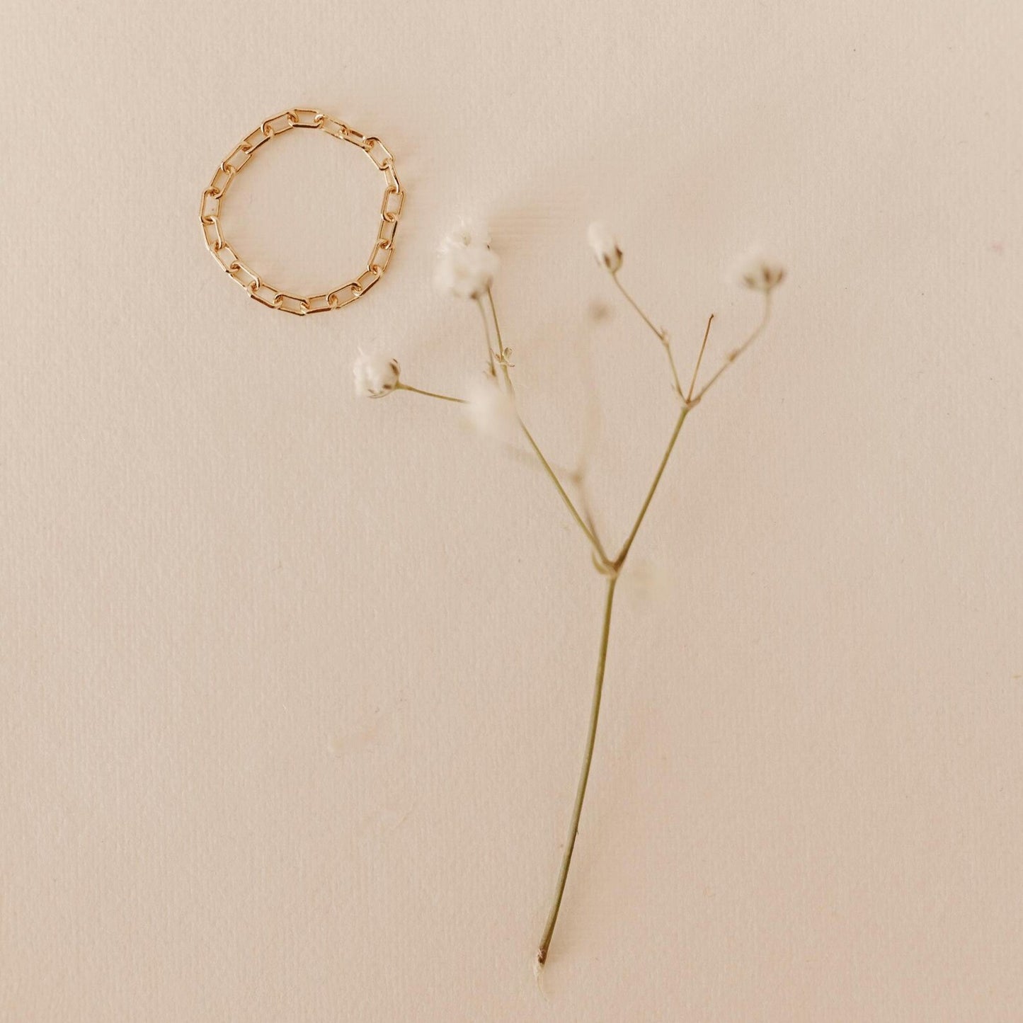 Paperclip Chain Ring