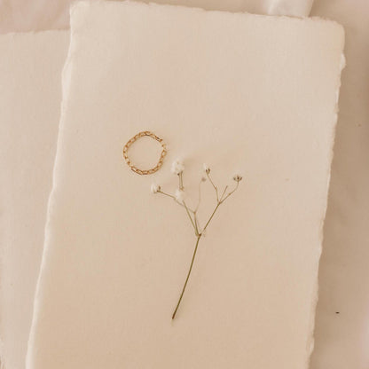 Paperclip Chain Ring