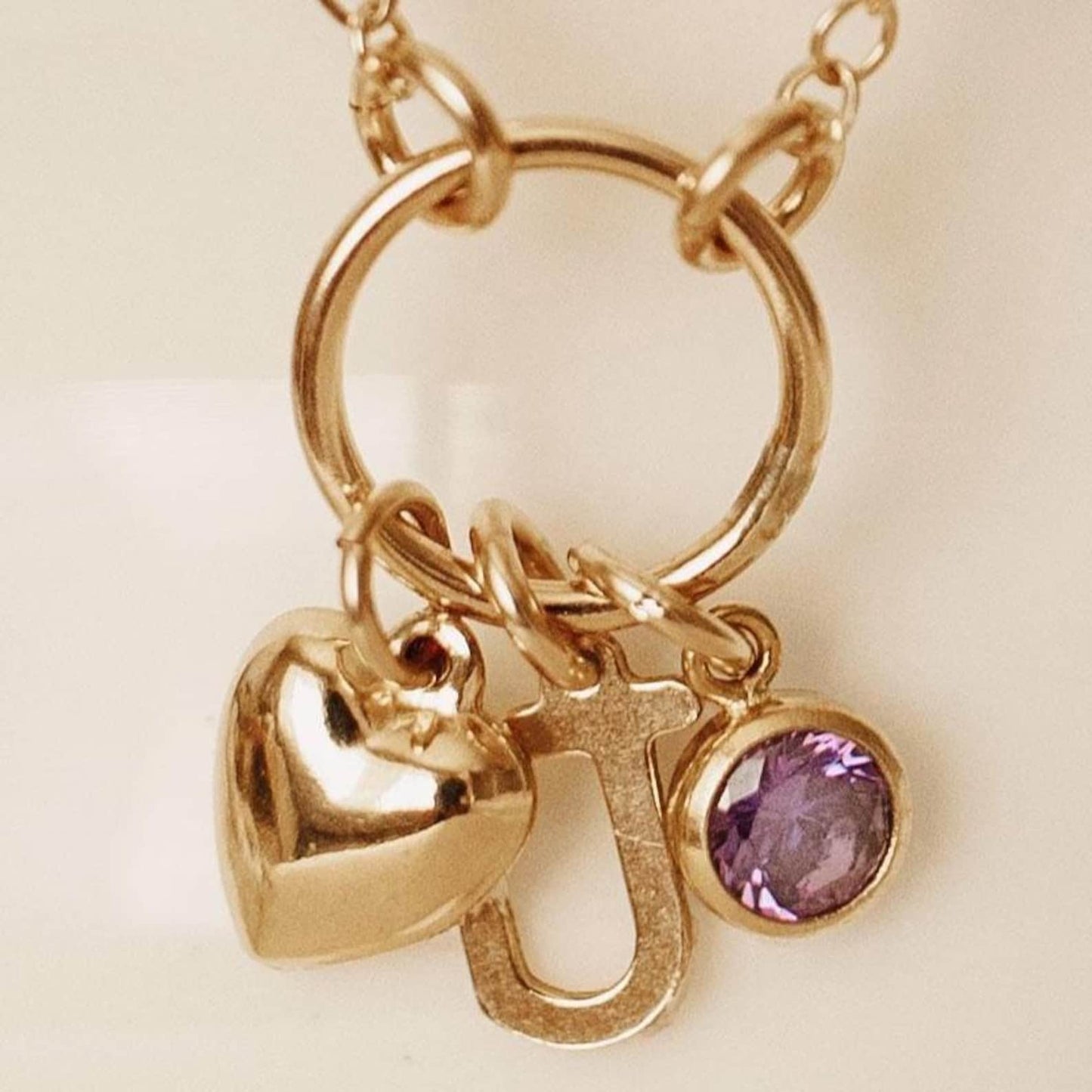 Gold Filled Charm Necklace