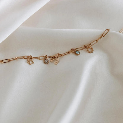 large charm necklace