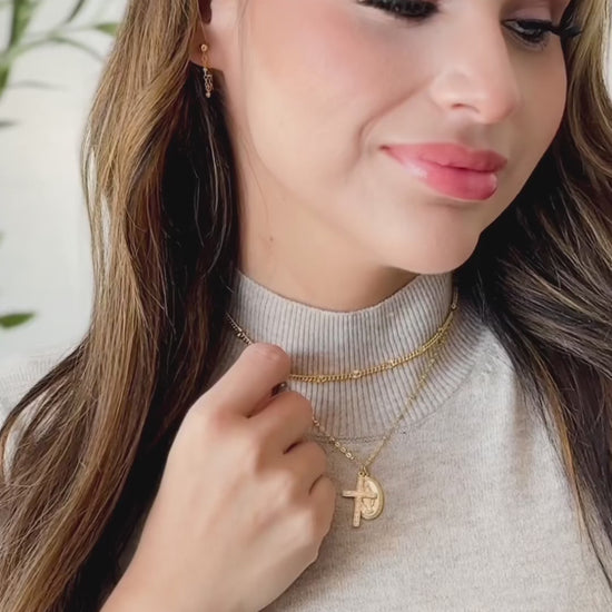 Floral Mary Necklace