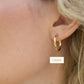 14k gold filled earring hoops